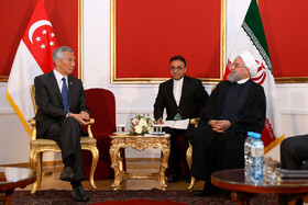 دیدار نخست وزیر سنگاپور با حسن روحانی