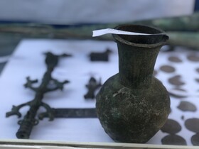 کشف اشیاء عتیقه مربوط به دوره هزاره اول قبل از میلاد در قزوین