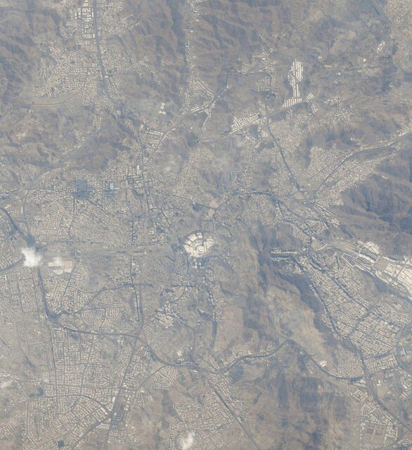“خلیج فارس” و “مکه” از منظر ایستگاه فضایی بین‌المللی