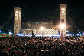 همزمان با سالروز شهادت «حضرت رقیه(س)» مراسم بزرگ‌ترین سفره نذری حضرت رقیه (س) در میدان امام حسین برگزار شد