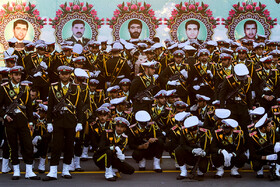 در حاشیه مراسم صبحگاه نیروی انتظامی