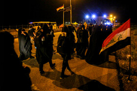 عبور زائران اربعین حسینی از مرز چذابه