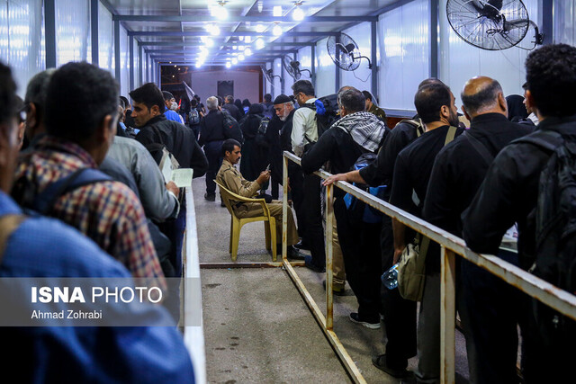 زائران یزدی اربعین حسینی از مرز چذابه تردد کنند