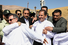 بازدید اسحاق جهانگیری،معاون اول رئیس جمهوری از اولین مرکز تولید مواد ژنی دام سبک کشور