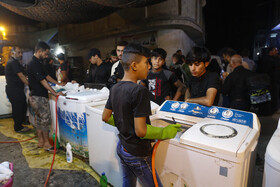 خدمترسانی به زائران اربعین حسینی