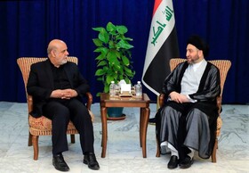 دیدار ایرج مسجدی با عمار حکیم در بغداد