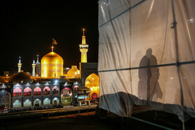 مراسم خطبه خوانی شب شهادت امام رضا(ع) در حرم رضوی