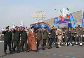 مراسم مشترک دانش‌آموختگی دانشجویان دانشگاه‌های افسری ارتش در دانشگاه پدافند هوایی خاتم‌الانبیاء(ص) با حضور مقام معظم رهبری