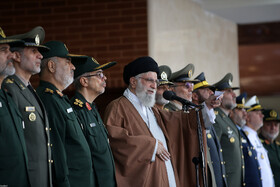 مراسم مشترک دانش‌آموختگی دانشجویان دانشگاه‌های افسری ارتش در دانشگاه پدافند هوایی خاتم‌الانبیاء(ص) با حضور مقام معظم رهبری