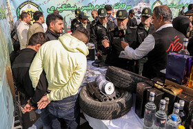 کشفیات نیروی انتظامی در سی‌امین مرحله از طرح رعد