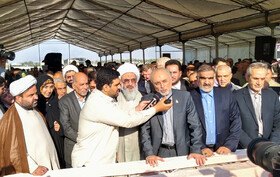 مراسم آغاز عملیات بتن ریزی واحد 2 نیروگاه بوشهر