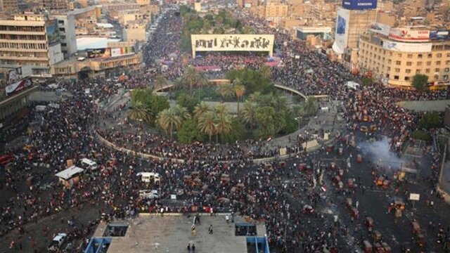 "تلاش آمریکا برای بین‌المللی کردن پرونده تظاهرات عراق"