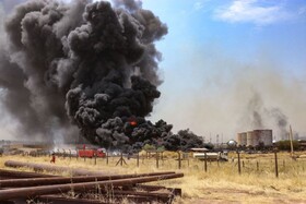 ادامه تلاش عراق برای مهار آتش سوزی چاه‌های نفتی کرکوک