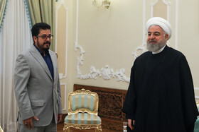 تقدیم استوار نامه سفیر جدید یمن به  حسن روحانی رییس جمهوری