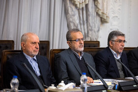 حمیدرضا طیبی، منصور کبگانیان و عبدالله جاسبی در جلسه شورای عالی انقلاب فرهنگی 