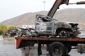 گزارش اورژانس از به آتش کشیدن یکی از پایگاه‌ها در ناآرامی‌های اخیر