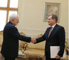 سفیر جدید مجارستان رونوشت استوارنامه خود را تسلیم ظریف کرد