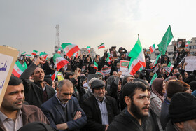 اجتماع مردم تهران در پی اعتراض به حوادث اخیر- میدان انقلاب