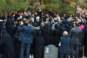 مراسم تشییع خواهر رییسجمهور