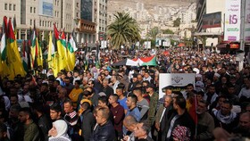 آتش زدن پرچم‌های اسرائیل و آمریکا در "روز خشم" فلسطینی‌ها و زخمی شدن ۷۷ تن