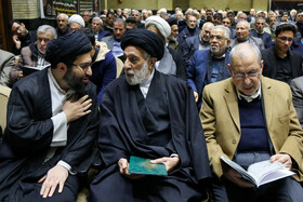 مراسم ترحیم آیت الله سید ابوالفضل میرمحمدی نماینده مردم تهران در مجلس خبرگان رهبری