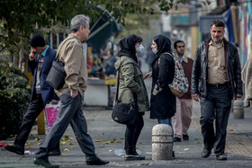 تهران در شرایط ناسالم- خیابان انقلاب