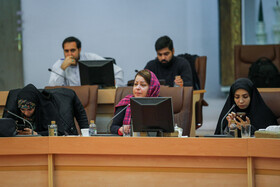 خبرنگاران در نشست خبری جمال عرف، رییس ستاد انتخابات کشور در آستانه آغاز ثبت نام کاندیداهای مجلس یازدهم