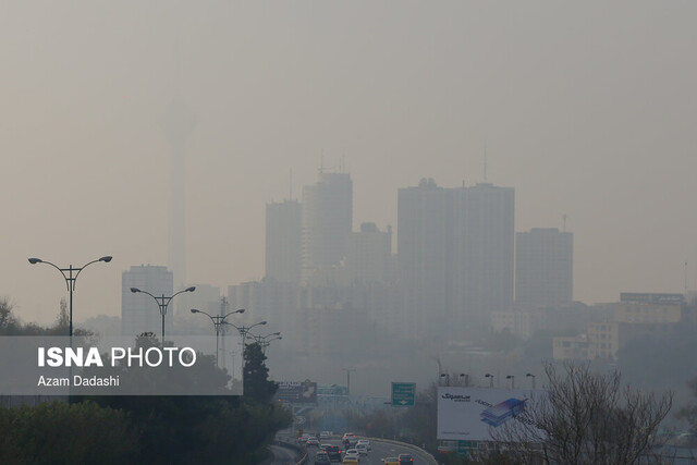 هشدار هواشناسی نسبت به آلودگی هوای تهران