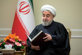 دیدار شاهین مصطفی‌یف، معاون نخست وزیر جمهوری آذربایجان با حسن روحانی