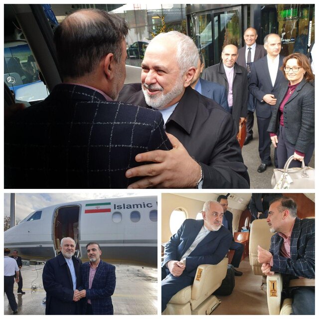 سلیمانی در راه بازگشت به تهران به همراه ظریف