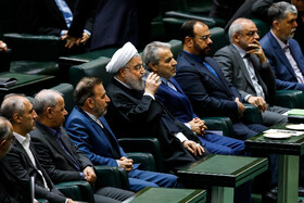 حسن روحانی، رییس جمهور در جلسه تقدیم لایحه بودجه سال ۱۳۹۹ به مجلس