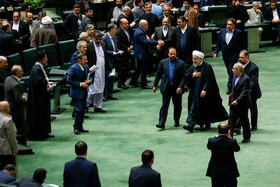  حسن روحانی، رییس جمهور در جلسه تقدیم لایحه بودجه سال ۱۳۹۹ به مجلس