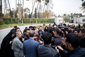 عباس صالحی، وزیر فرهنگ و ارشاد اسلامی در جمع خبرنگاران در حاشیه جلسه هیات دولت - ۲۰ آذر