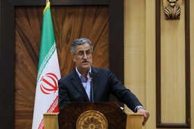 سخنرانی مسعود خوانساری رییس اتاق بازرگانی تهران در مراسم تجلیل از محسن خلیلی عراقی
