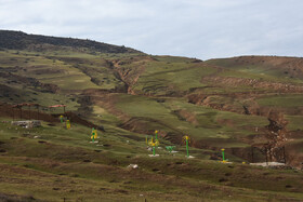 روستای «حسین آباد کالپوش» ۹ ماه پس از رانش زمین