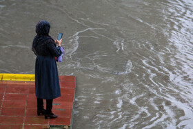 بارش باران و آب گرفتکی معابر بندرعباس