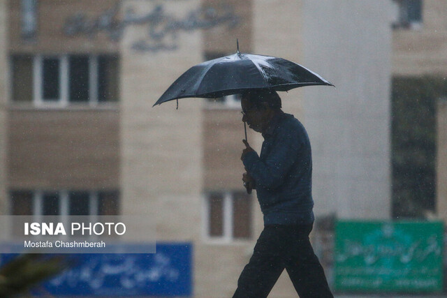 بارش شدید باران در ۱۰ استان کشور