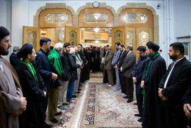 نخستین سالگرد رحلت آیت الله هاشمی شاهرودی در شبستان امام خمینی(ره) حرم حضرت فاطمه معصومه(س)