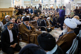 نخستین سالگرد رحلت آیت الله هاشمی شاهرودی در شبستان امام خمینی(ره) حرم حضرت فاطمه معصومه(س)