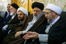 نخستین سالگرد رحلت آیت الله هاشمی شاهرودی در شبستان امام خمینی(ره) حرم حضرت فاطمه معصومه(س)