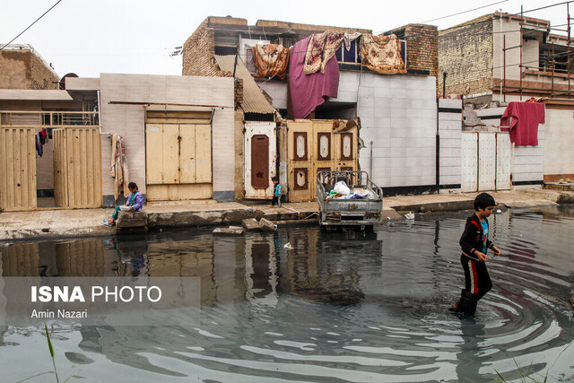 مشکلی که ۱۰ روز است خرمشهر را درگیر کرده... آبگرفتگی کوت عبدالله
