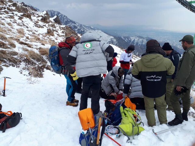 پایان عملیات جستجو و نجات در ارتفاعات توچال