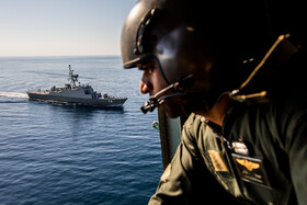 رژه‌ی پایانی رزمایش مشترک کمربند امنیت دریایی ایران، روسیه و چین
