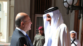 گفتگوی تلفنی امیر قطر و رئیس جمهور عراق