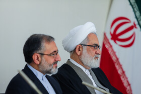 در این مراسم، منتظری دادستان کل کشور و اسماعیلی، سخنگوی قوه‌قضائیه نیز حضور داشتند