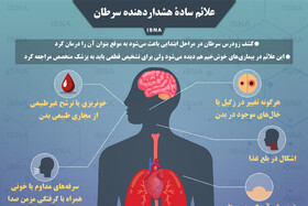 اینفوگرافیک / علائم سادۀ هشداردهنده سرطان