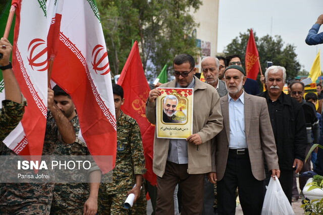 راهپیمایی بوشهری‌ها در محکومیت ترور سردار سلیمانی