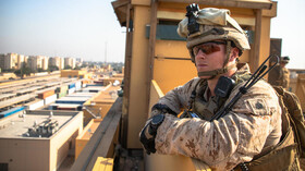 کاهش عملیات‌های ائتلاف آمریکا در عراق به دلایل امنیتی