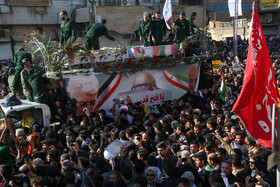 The funeral of Major General Qassem Soleimani in Ahvaz, Iran, January 5, 2020.