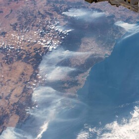آتش‌سوزی مهیب استرالیا از دید فضانوردان